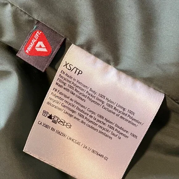 Lululemon Lightweight Insulated Shirt Jacket Size XS Green/Grey Eucalyptus - Picture 8 of 10